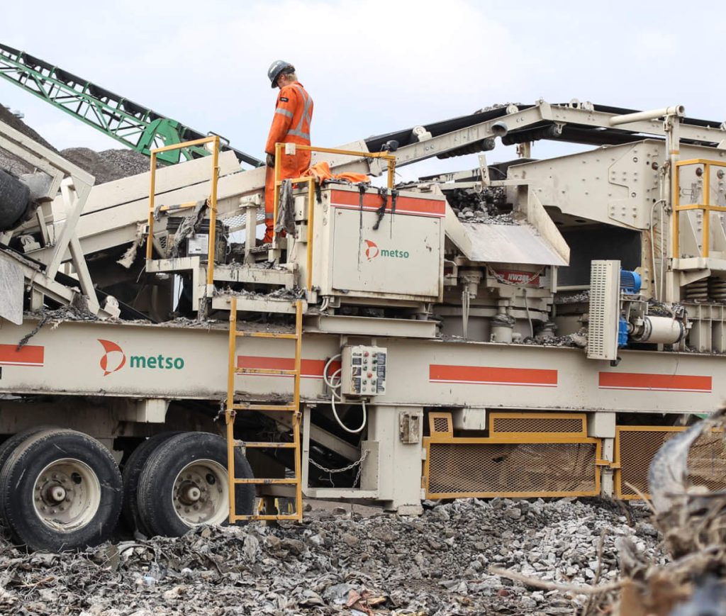 asphalt and concrete recycling